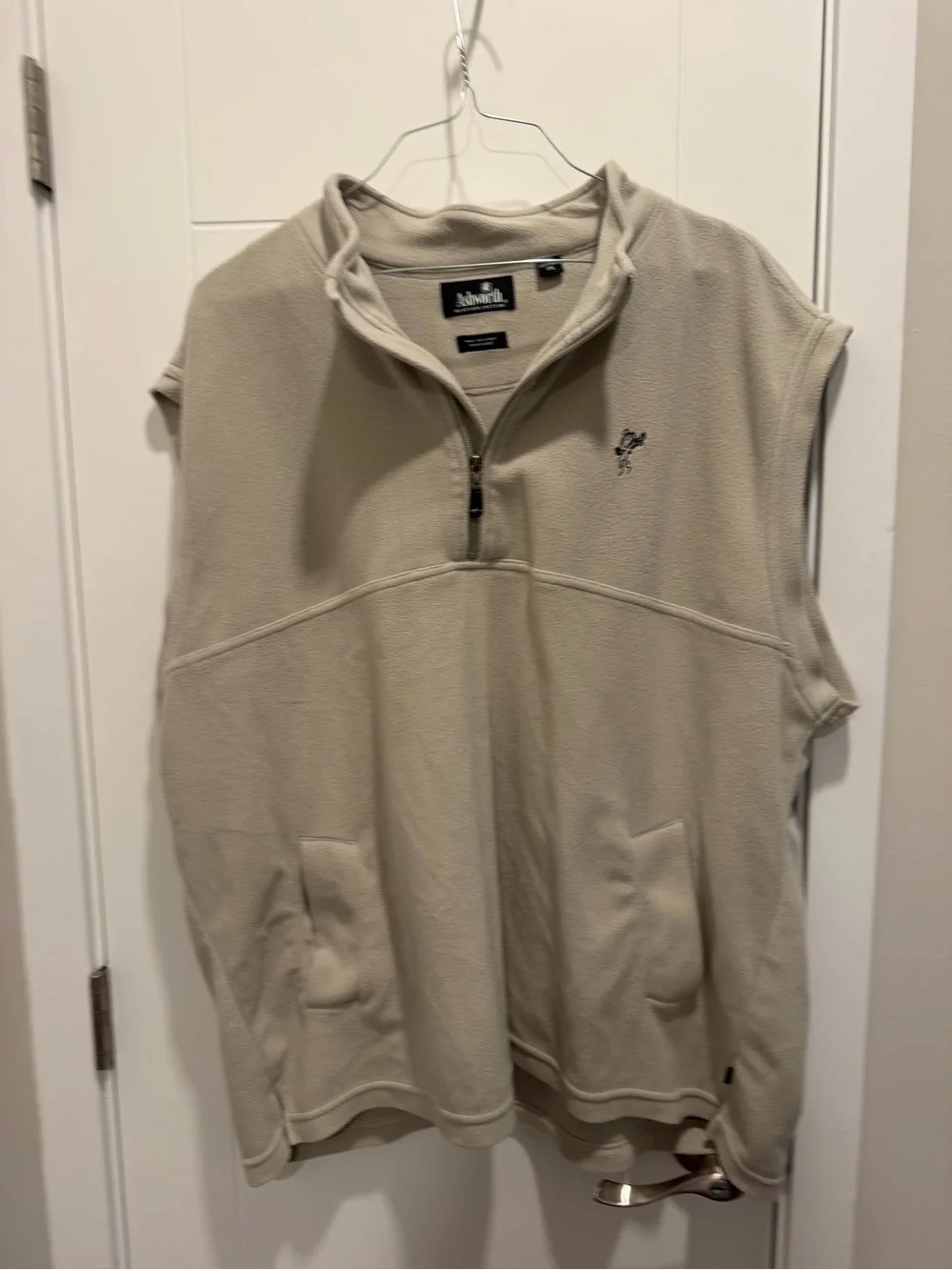 Ashworth Cream Fleece Pullover